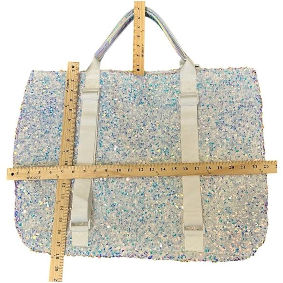 #2 Iridescent Diamond Shine Bucket Hat & Matching Bag $108 main image 9